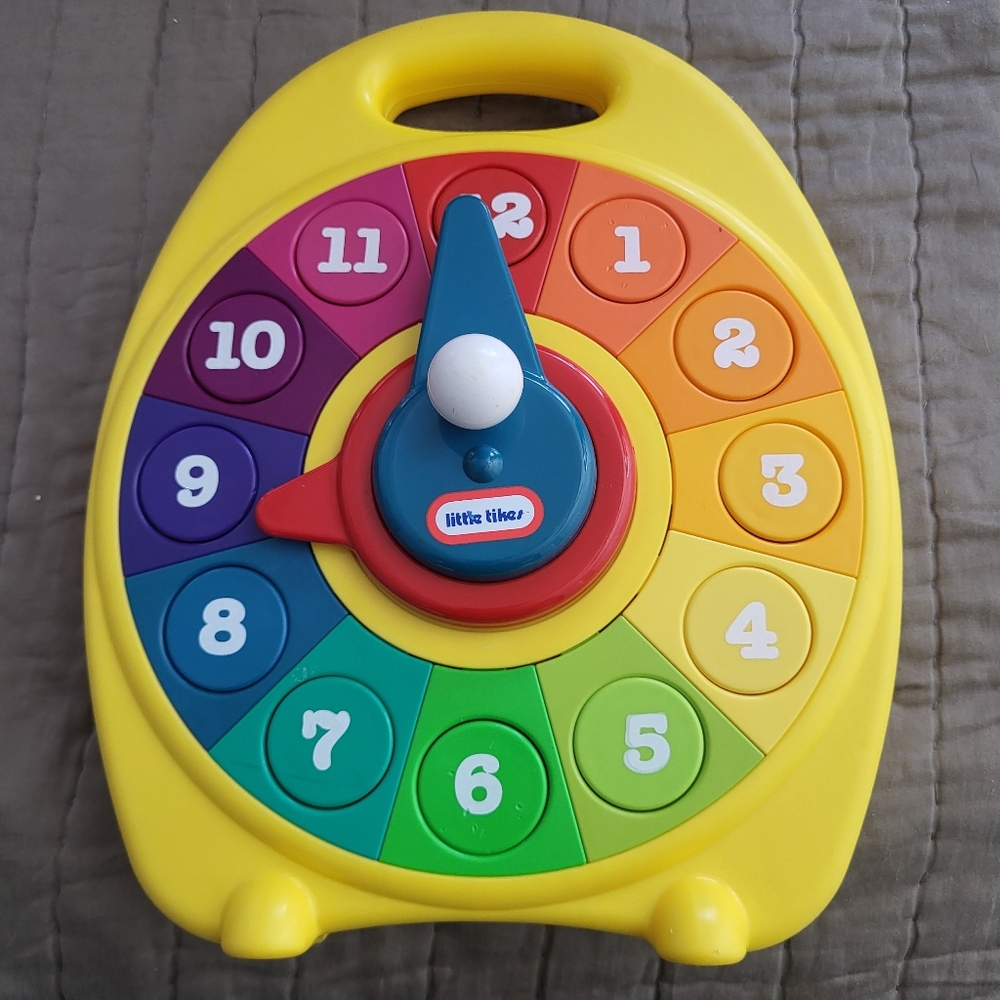 Vintage 1992 Little Tikes Play and Learn Clock